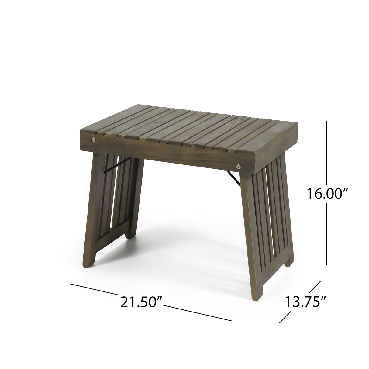 Nadine Outdoor Acacia Wood 3 Piece Chaise Lounge Set with Water-Resistant Cushions by Christopher Knight Home