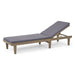 Nadine Outdoor Acacia Wood Cushioned Chaise Lounge Set by Christopher Knight Home
