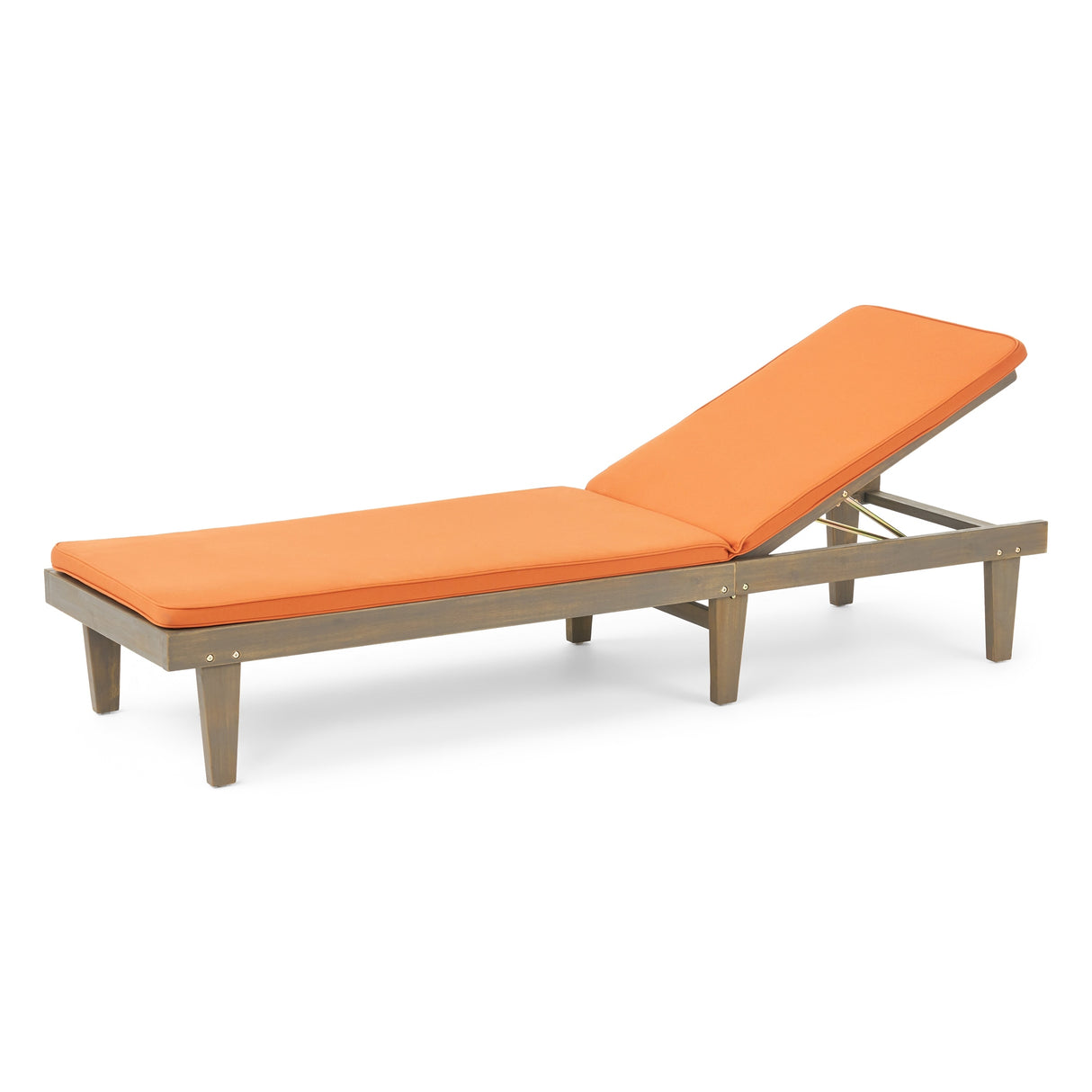 Nadine Outdoor Acacia Wood Cushioned Chaise Lounge Set by Christopher Knight Home