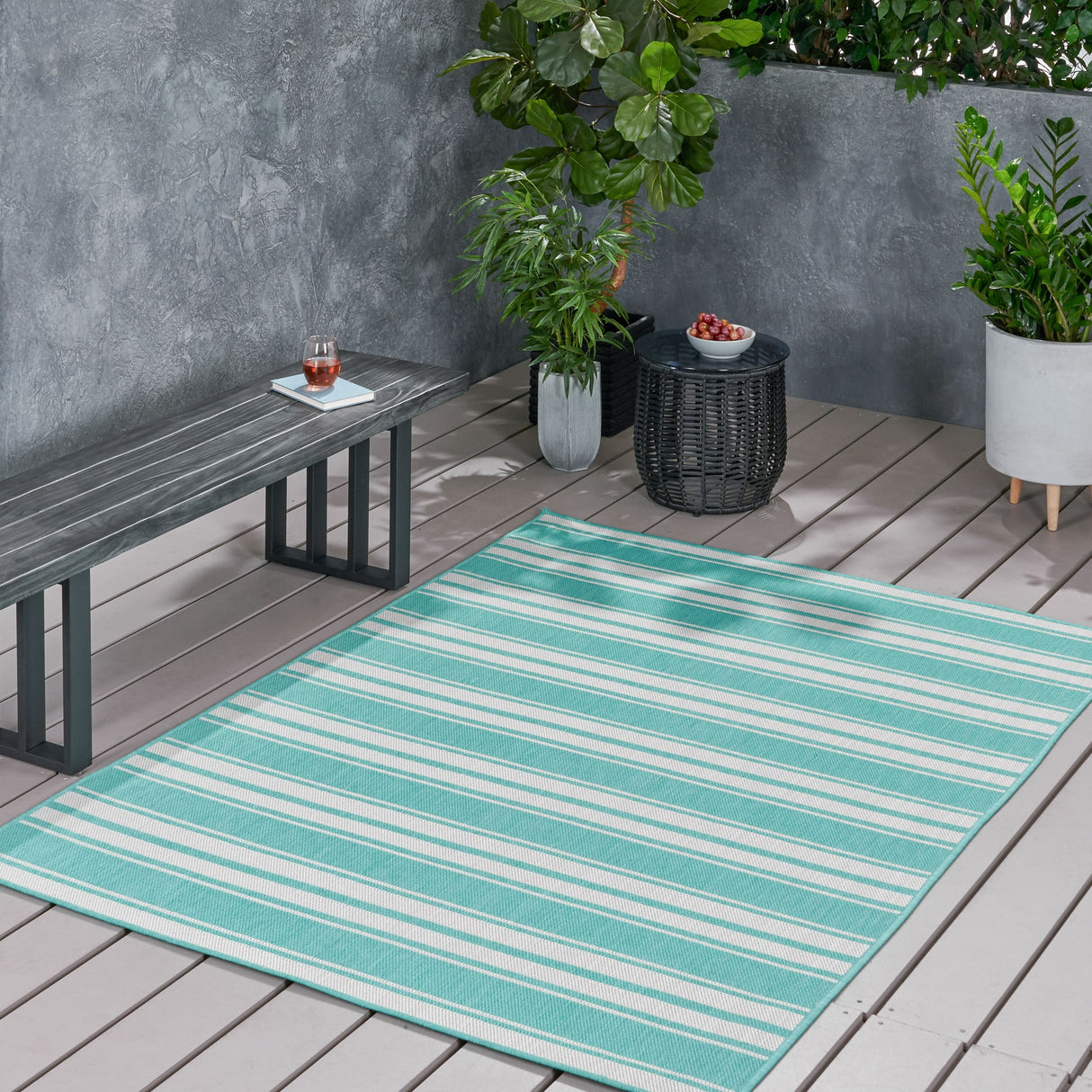 Nador Outdoor Area Rug by Christopher Knight Home