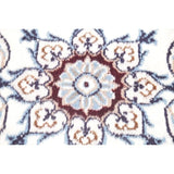 Nain Floral Hand Knotted Wool Persian Rug - 4'8" x 2'3" Runner