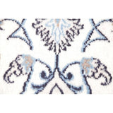 Nain Floral Hand Knotted Wool Persian Rug - 4'8" x 2'3" Runner