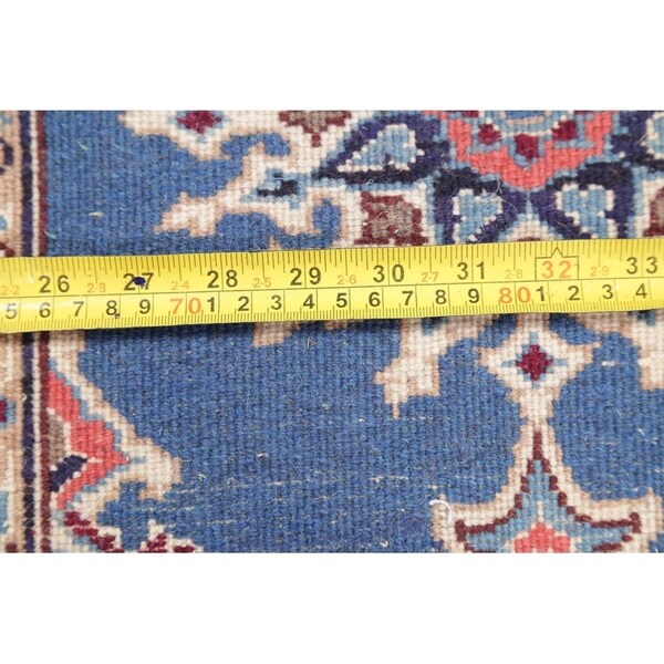 Nain Geometric Hand Knotted Wool Persian Small Area Rug - 1'11" x 1'5"
