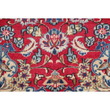 Najafabad Floral Medallion Traditional Handmade Wool Persian Area Rug - 13'10" x 9'8"