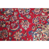 Najafabad Floral Medallion Traditional Handmade Wool Persian Area Rug - 13'10" x 9'8"
