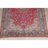Najafabad Floral Medallion Traditional Handmade Wool Persian Area Rug - 13'10" x 9'8"