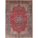 Najafabad Floral Medallion Traditional Handmade Wool Persian Area Rug - 13'10" x 9'8"