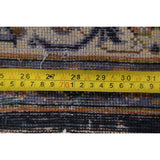 Najafabad Medallion Abrash Hand Knotted Wool Vintage Persian Area Rug - 15'11" x 10'2"