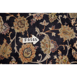 Najafabad Medallion Abrash Hand Knotted Wool Vintage Persian Area Rug - 15'11" x 10'2"