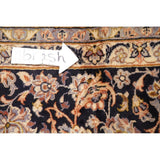 Najafabad Medallion Abrash Hand Knotted Wool Vintage Persian Area Rug - 15'11" x 10'2"
