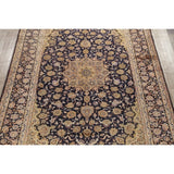 Najafabad Medallion Abrash Hand Knotted Wool Vintage Persian Area Rug - 15'11" x 10'2"