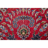 Najafabad Medallion Oriental Handmade Wool Vintage Persian Area Rug - 13'3" x 9'6"