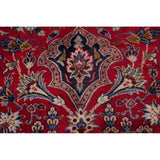 Najafabad Medallion Oriental Handmade Wool Vintage Persian Area Rug - 13'3" x 9'6"
