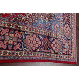 Najafabad Medallion Oriental Handmade Wool Vintage Persian Area Rug - 13'3" x 9'6"