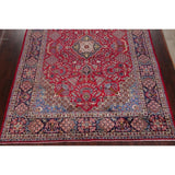 Najafabad Medallion Oriental Handmade Wool Vintage Persian Area Rug - 13'3" x 9'6"