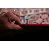 Najafabad Medallion Oriental Handmade Wool Vintage Persian Area Rug - 13'3" x 9'6"