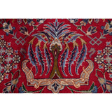 Najafabad Medallion Oriental Handmade Wool Vintage Persian Area Rug - 13'3" x 9'6"
