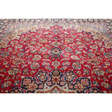 Najafabad Medallion Oriental Vintage Handmade Wool Persian Area Rug - 14'1" x 10'2"