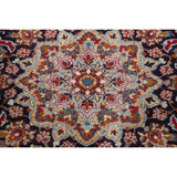 Najafabad Medallion Oriental Vintage Handmade Wool Persian Area Rug - 14'1" x 10'2"