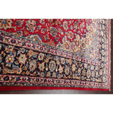 Najafabad Medallion Oriental Vintage Handmade Wool Persian Area Rug - 14'1" x 10'2"