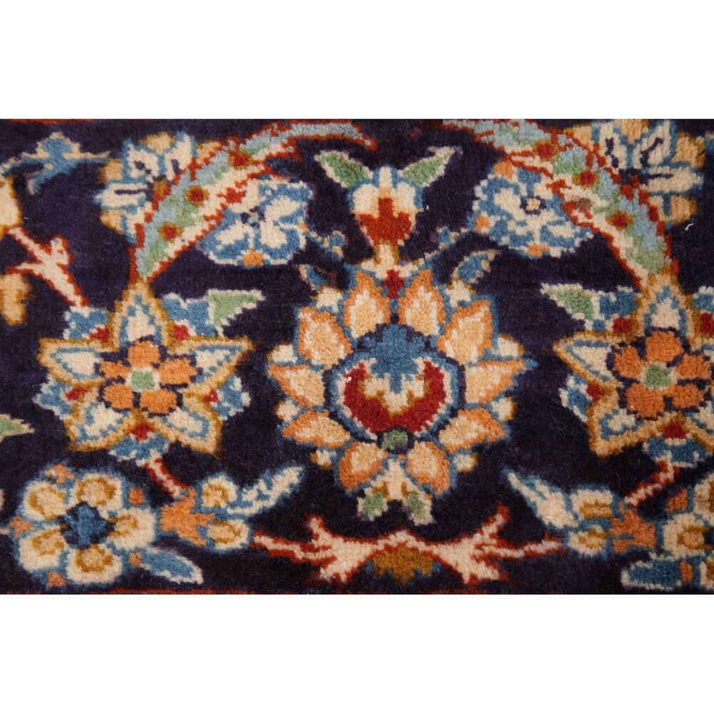 Najafabad Medallion Oriental Vintage Handmade Wool Persian Area Rug - 14'1" x 10'2"