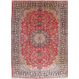 Najafabad Medallion Oriental Vintage Handmade Wool Persian Area Rug - 14'1" x 10'2"