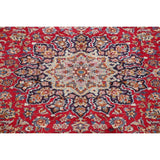 Najafabad Medallion Oriental Vintage Handmade Wool Persian Area Rug - 14'1" x 10'2"