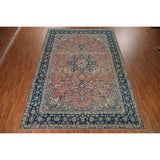 Najafabad Persian Large Vintage Area Rug Handmade Wool Carpet - 9'10" x 13'10"