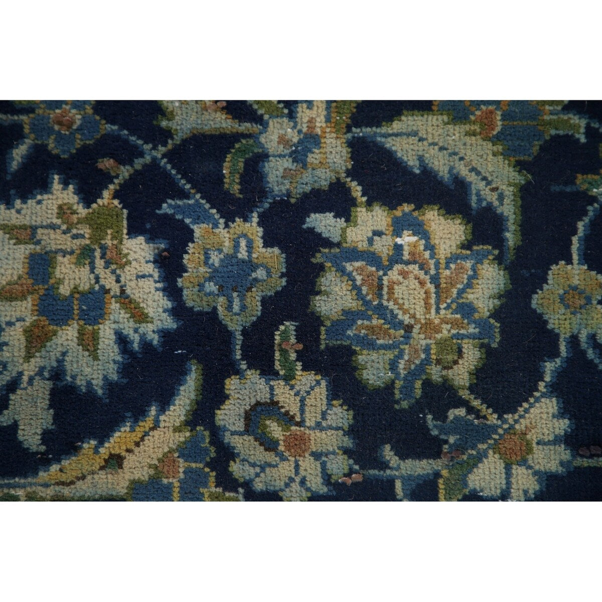 Najafabad Persian Large Vintage Area Rug Handmade Wool Carpet - 9'10" x 13'10"