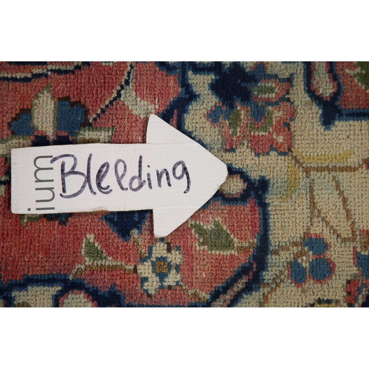 Najafabad Persian Large Vintage Area Rug Handmade Wool Carpet - 9'10" x 13'10"