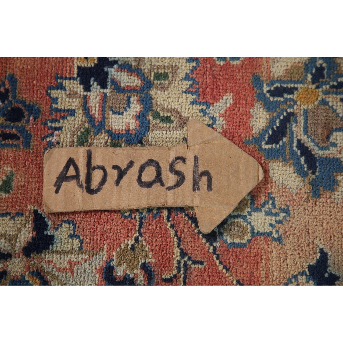 Najafabad Persian Large Vintage Area Rug Handmade Wool Carpet - 9'10" x 13'10"