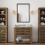 Nalia Modern Brass1-Light Wall Sconces Dimmable French Country Glass Bathroom Vanity Light
