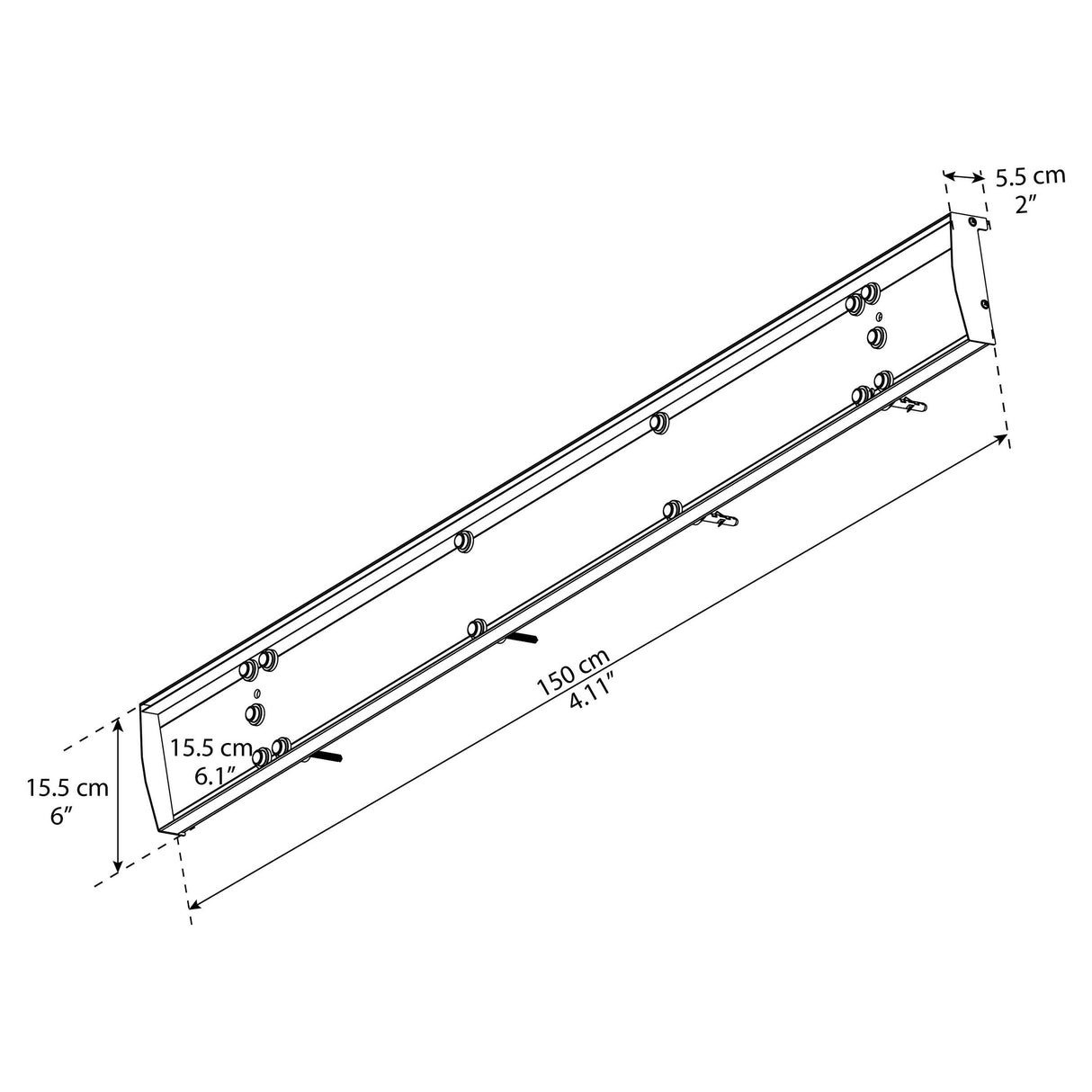 Nancy 3 ft. Gray/Clear Door and Window Fixed Awning with Siding Connector Kit