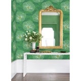 Flowers Nancy Mythic Black Floral 33' L X 20.5" W Wallpaper Roll