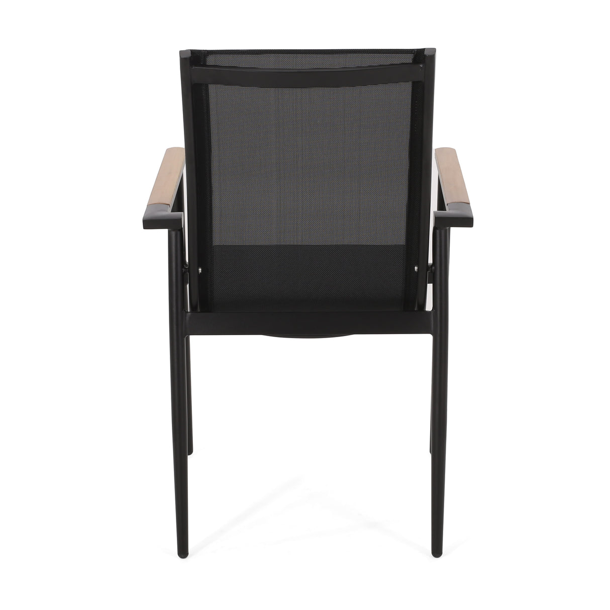 Naop Outdoor Mesh and Aluminum 7 Piece Dining Set by Christopher Knight Home