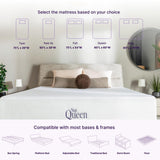 NapQueen 10" Bamboo Charcoal Memory Foam Mattress