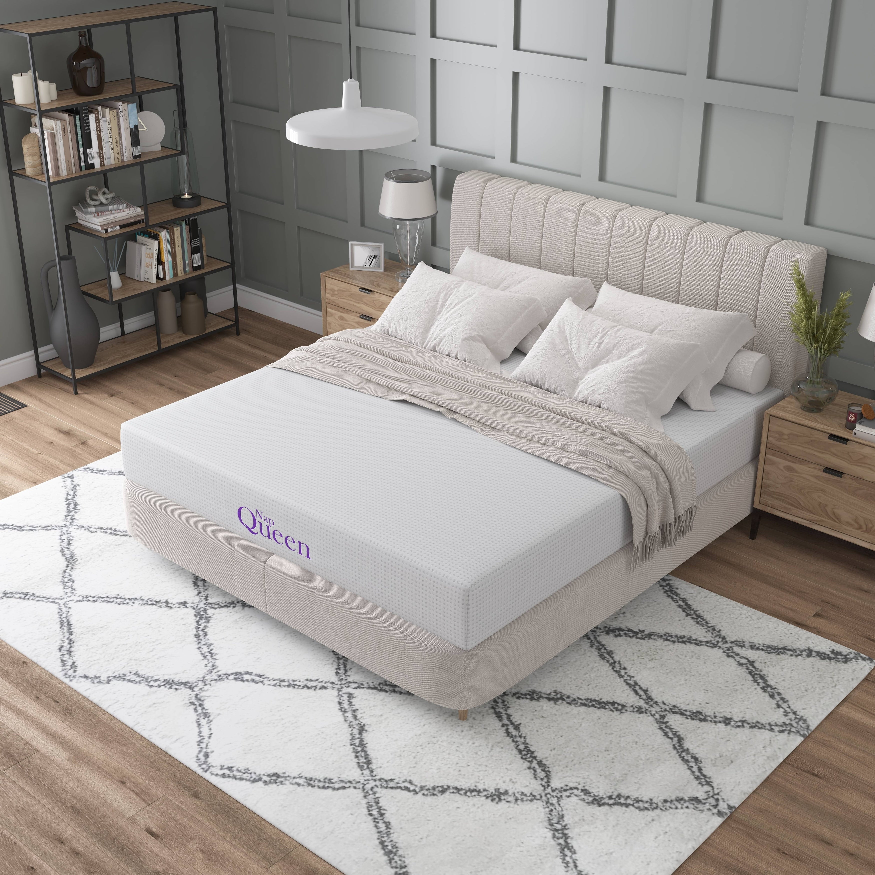 NapQueen 10 Bamboo Charcoal Memory Foam Mattress