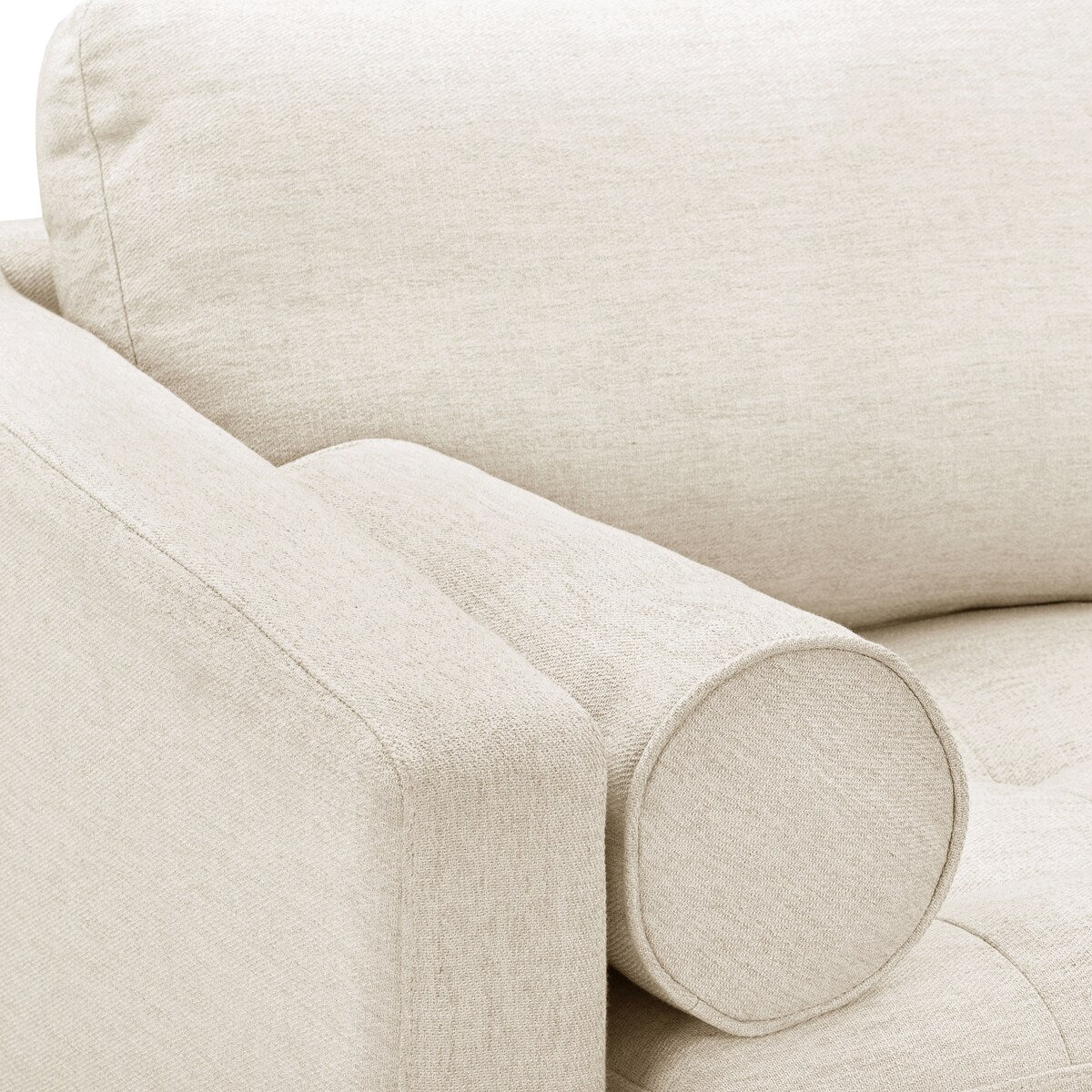 Poly & Bark Napa 72" Velvet Fabric Apartment Sofa