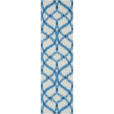 Naples Trellis Ikat Aegean Indoor/ Outdoor Area Rug by Havenside Home