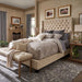 Naples Wingback Button Tufted Tall Headboard Platform Bed by iNSPIRE Q Artisan