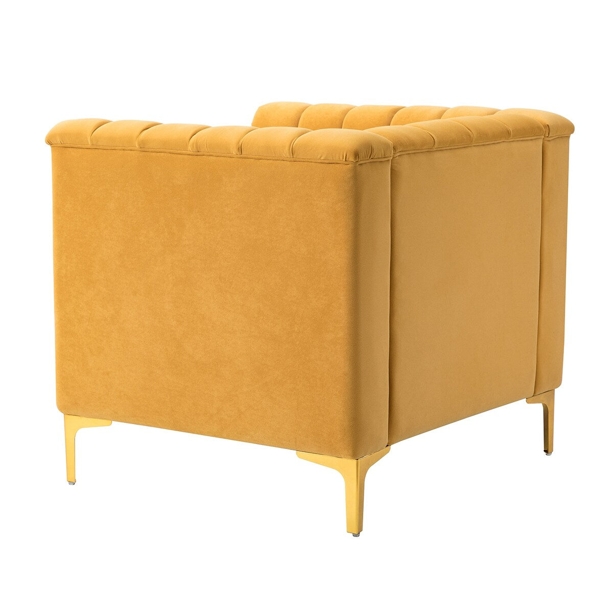Narciso 31.9" Wide Arm Chair with Channel-tufted Design