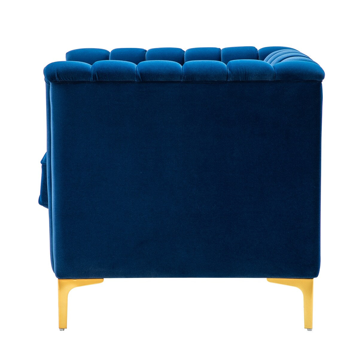 Narciso 31.9" Wide Arm Chair with Channel-tufted Design