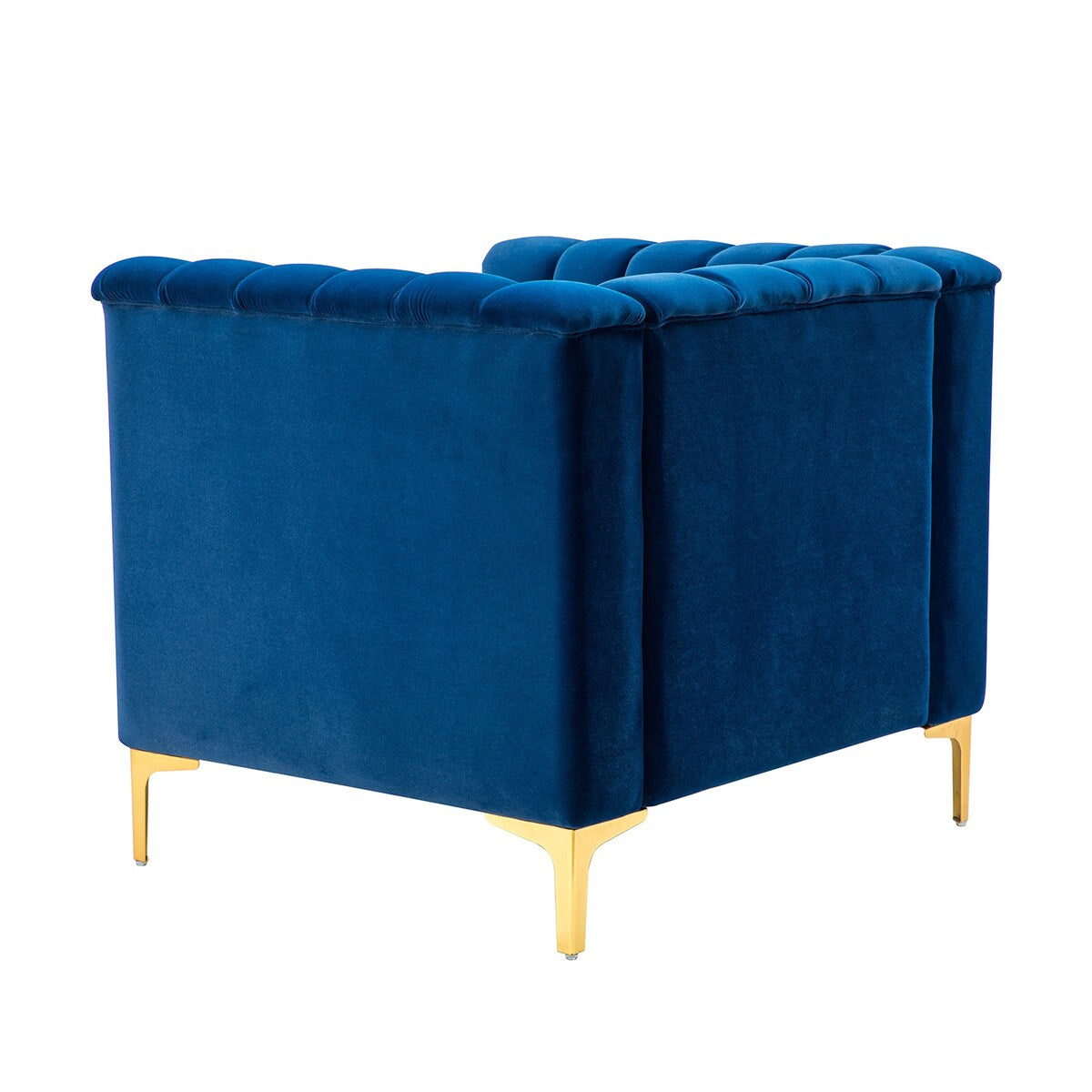 Narciso 31.9" Wide Arm Chair with Channel-tufted Design