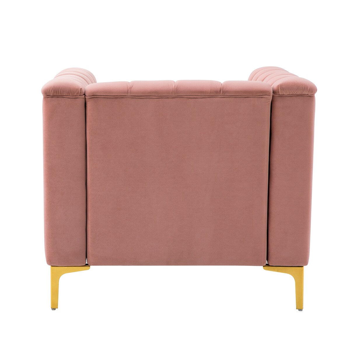 Narciso 31.9" Wide Arm Chair with Channel-tufted Design