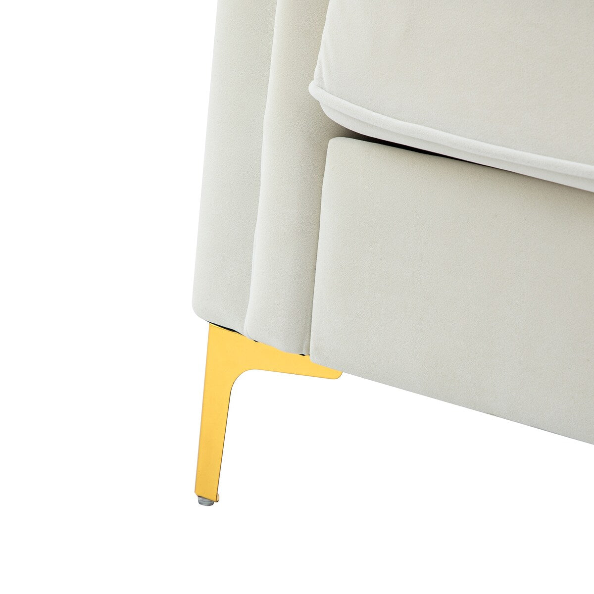 Narciso 31.9" Wide Arm Chair with Channel-tufted Design