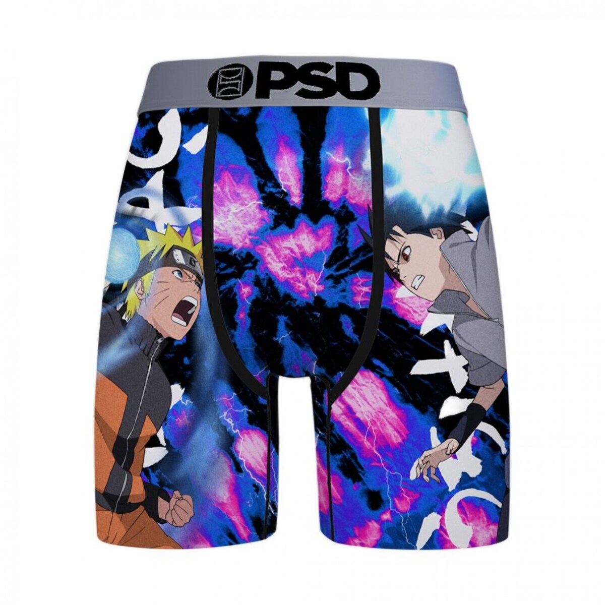Naruto Vs. Sasuke TieDye Psd Boxer Briefs