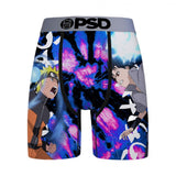 Naruto Vs. Sasuke TieDye Psd Boxer Briefs