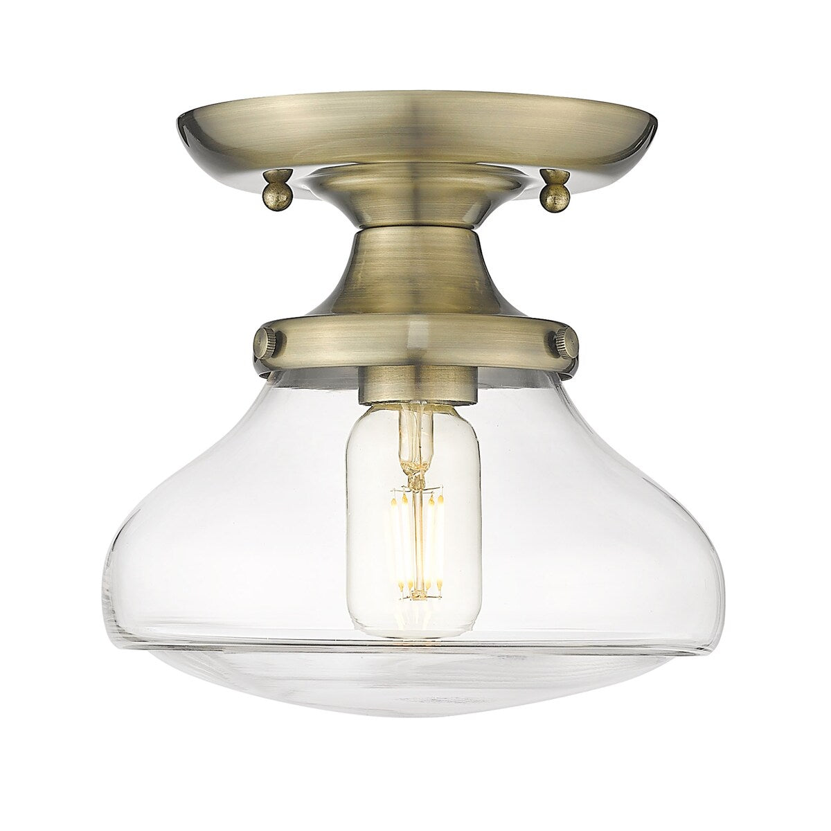 Nash Semi-Flush - 8"x7.5"