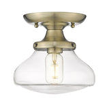 Nash Semi-Flush - 8"x7.5"