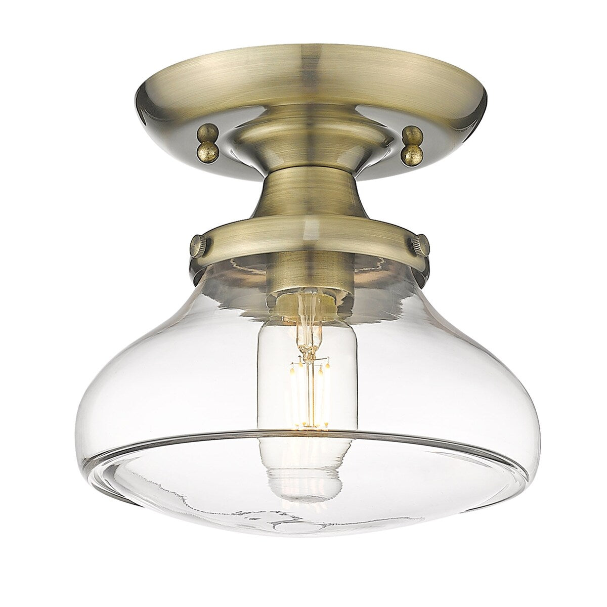 Nash Semi-Flush - 8"x7.5"